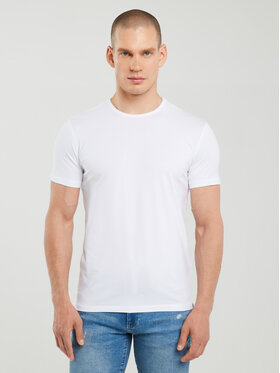 BIG STAR BIG STAR T-Shirt SUPICLASSIC Biały Slim Fit