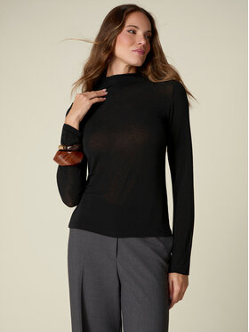 Oltre Oltre T-shirt G081J104974N033 Nero Slim Fit