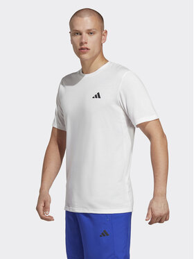 adidas adidas Тениска от техническо трико Train Essentials IC7423 Бял Regular Fit