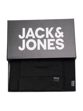 Jack&Jones Set šal I Kapa 12163827 Crna