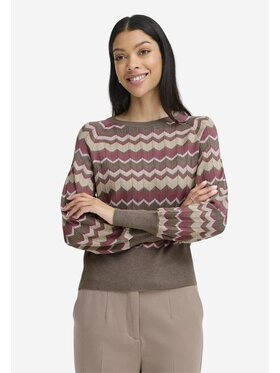 b.young b.young Maglione Maglia bymorla zigzag Rosa Regular Fit
