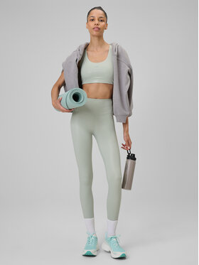 4F 4F Legginsy YOGA Turkusowy Slim Fit
