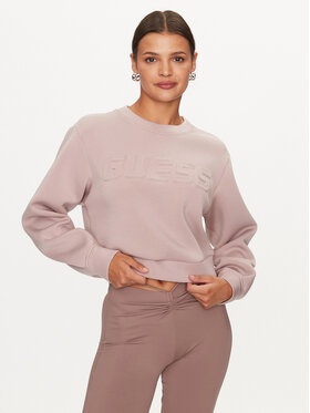 Guess Guess Majica dugih rukava V3BQ15 K7UW2 Ružičasta Regular Fit