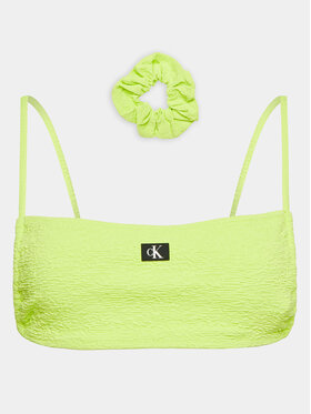 Calvin Klein Swimwear Gornji Del Bikini KW0KW02395 Zelena