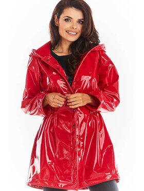 Awama Awama Giacca da donna A381 Rosso Basic Fit
