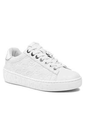 KARL LAGERFELD KARL LAGERFELD Laisvalaikio batai KL61023F Balta