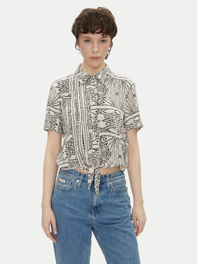Vero Moda Vero Moda Marškiniai Menny 10303694 Smėlio Relaxed Fit