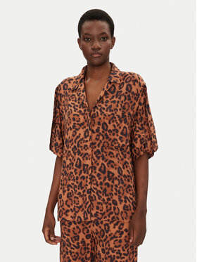 Chantelle Сорочка Explore C18SH5 Коричневий Relaxed Fit