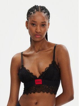HUGO HUGO Bralette melltartó 50535060 Fekete