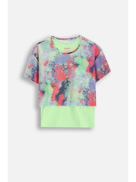 Lemon Explore Lemon Explore T-Shirt WL5143201ACG-022 Kolorowy Regular Fit