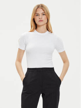 Calvin Klein Calvin Klein T-Shirt K20K207322 Biały Slim Fit