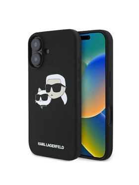 KARL LAGERFELD KARL LAGERFELD Etui na telefon Apple iPhone 16 Czarny