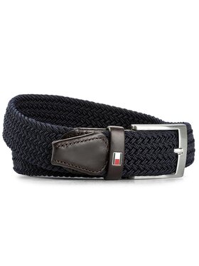 Tommy Hilfiger Tommy Hilfiger Moški pas New Adan Belt 3.5 AM0AM02801 85 Mornarsko modra