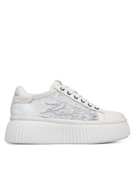 KARL LAGERFELD KARL LAGERFELD Sneakers Kreeper Lo KL42326 Alb
