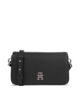 Tommy Hilfiger Tommy Hilfiger Soma Th Emblem Flap Crossover AW0AW15180 Melns