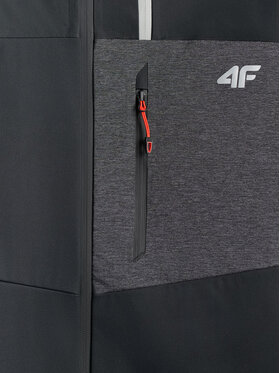 4F 4F Kurtka wielofunkcyjna TREKKING Czarny Regular Fit