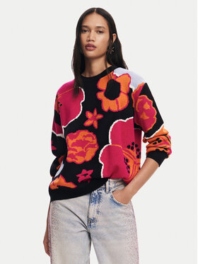 Desigual Desigual Svetr Niagara 24WWJF32 Barevná Regular Fit