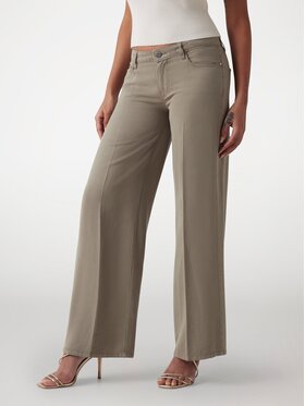 Guess Guess Spodnie materiałowe 161527 Zielony Slim Fit