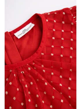 Coccodrillo Coccodrillo Sukienka ZC5128106EJG-009 Czerwony Regular Fit