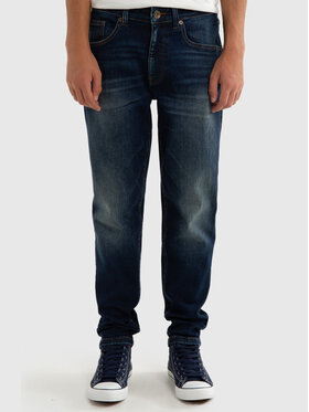 BIG STAR BIG STAR Jeansy NOAH_523_190 Granatowy Tapered Fit