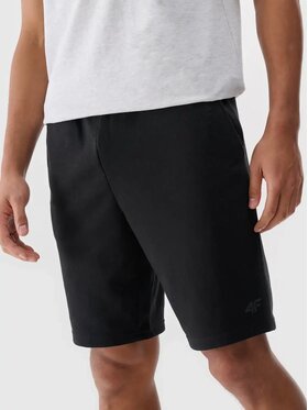 4F 4F Szorty 4FWMM00TSHOM543-20S Czarny Regular Fit
