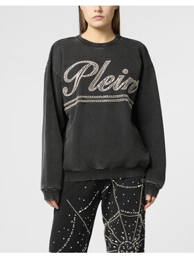 PHILIPP PLEIN PHILIPP PLEIN Bluza 29016 Czarny Regular Fit