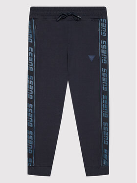 Guess Guess Pantalon jogging L2RQ15 K6ZS1 Bleu marine Regular Fit
