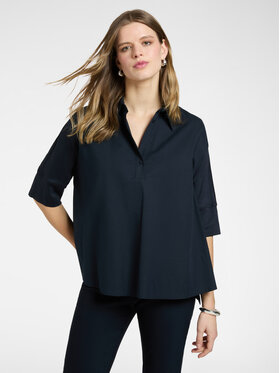 Elena Mirò Elena Mirò Bluzka 2009Z000058N034 Niebieski Boxy Fit