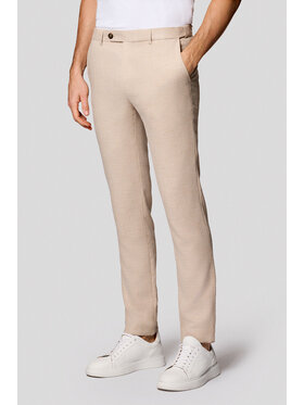Lancerto Lancerto Spodnie materiałowe Carmine SP131125000004 Beżowy Slim Fit