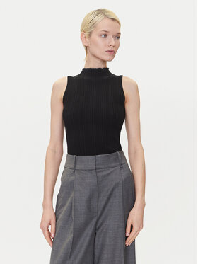 HUGO HUGO Halenka Sarepilk 50542597 Černá Slim Fit
