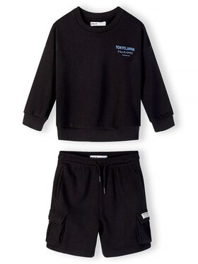 minoti minoti Zestaw 29FLEECE267 Czarny Regular Fit