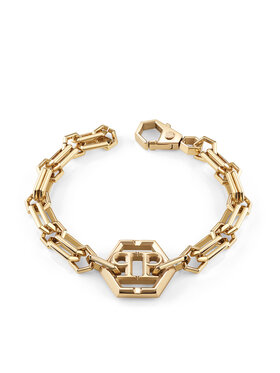 PHILIPP PLEIN PHILIPP PLEIN Bransoletka Plein Icon Chain PJ9EA06BU Złoty