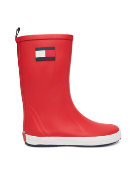 Tommy Hilfiger Tommy Hilfiger Cizme de cauciuc Flag Rain Boot T3XC-33923-0047 D Roșu