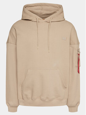 Alpha Industries Alpha Industries Sweatshirt Essentials 146335 Beige Relaxed Fit