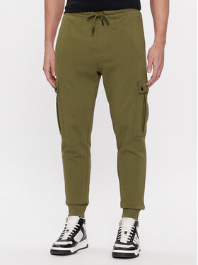 BOSS Boss Pantaloni trening Seteam 50507886 Verde Relaxed Fit
