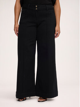 Fiorella Rubino Fiorella Rubino Jeansy P427T005338N033 Czarny Flare Fit