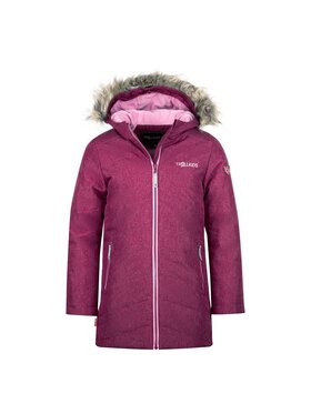 TROLLKIDS TROLLKIDS Kurtka zimowa 133-229 Bordowy Regular Fit