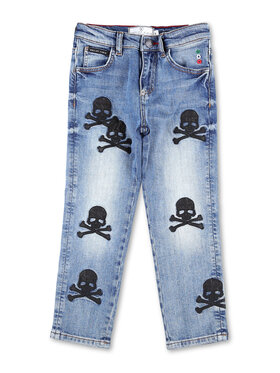 PHILIPP PLEIN PHILIPP PLEIN Jeansy 10555 Błękitny Straight Fit