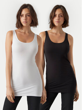 Vero Moda Vero Moda 2 marškinėlių komplektas My Soft 10280920 Spalvota Slim Fit