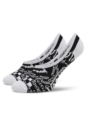 Vans Set Od 3 Para ženskih Niskih čarapa Overstimulated Canoodle VN000GMQBLK1 Crna