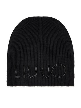 Liu Jo Liu Jo Mütze Cappello Logo Borch 2F3030 M0300 Schwarz