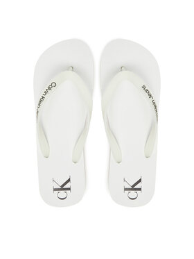 Calvin Klein Jeans Calvin Klein Jeans Flip flop Beach Sandal Transparent Tpu YM0YM01267 Alb