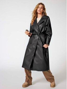 ONLY ONLY Тренч 15294002 Черен Regular Fit
