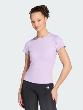 adidas adidas Koszulka techniczna 167807 Fioletowy Slim Fit