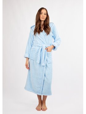 DKaren Lingerie DKaren Lingerie Szlafrok Diana Długa Błękitny