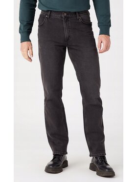 Wrangler Wrangler Jeansy Straight Szary Regular Fit
