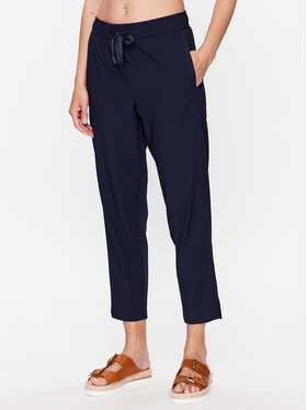 Marella Marella Pantalon en tissu Coro 2331310935 Bleu marine Regular Fit