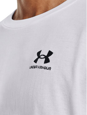 Under Armour T-shirt Ua Logo Emb 1373997 Bijela Relaxed Fit