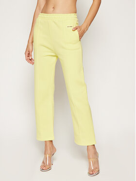 Local Heroes Local Heroes Spodnji del trenirke AW2021P0018 Rumena Regular Fit