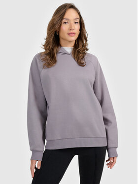 4F 4F Bluza BASIC+ Szary Loose Fit